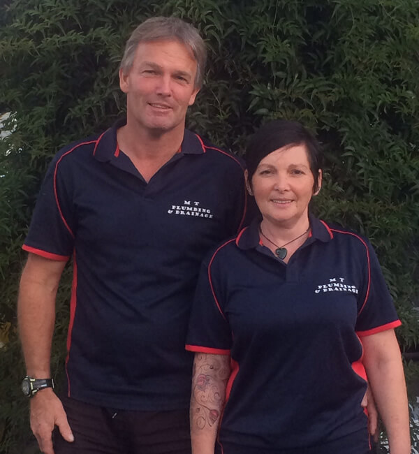 Mark Palmer And Tania Palmer Of MT Plumbing And Drainage In Marlborough NZ